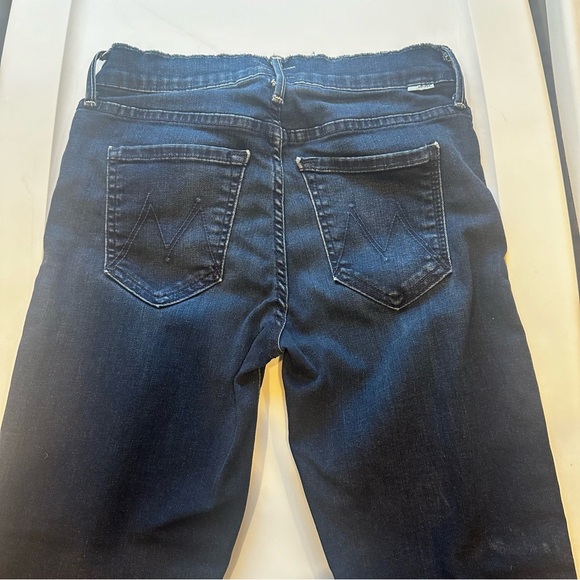 MOTHER Double Fray Charmer Crop Jeans Size 25. - Picture 4 of 13
